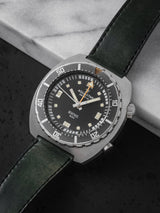 aquastar benthos 500 veblenist watch strap leather nightcall shell cordovan