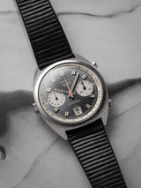heuer carrera 1153 veblenist watch strap leather carbon black ridge