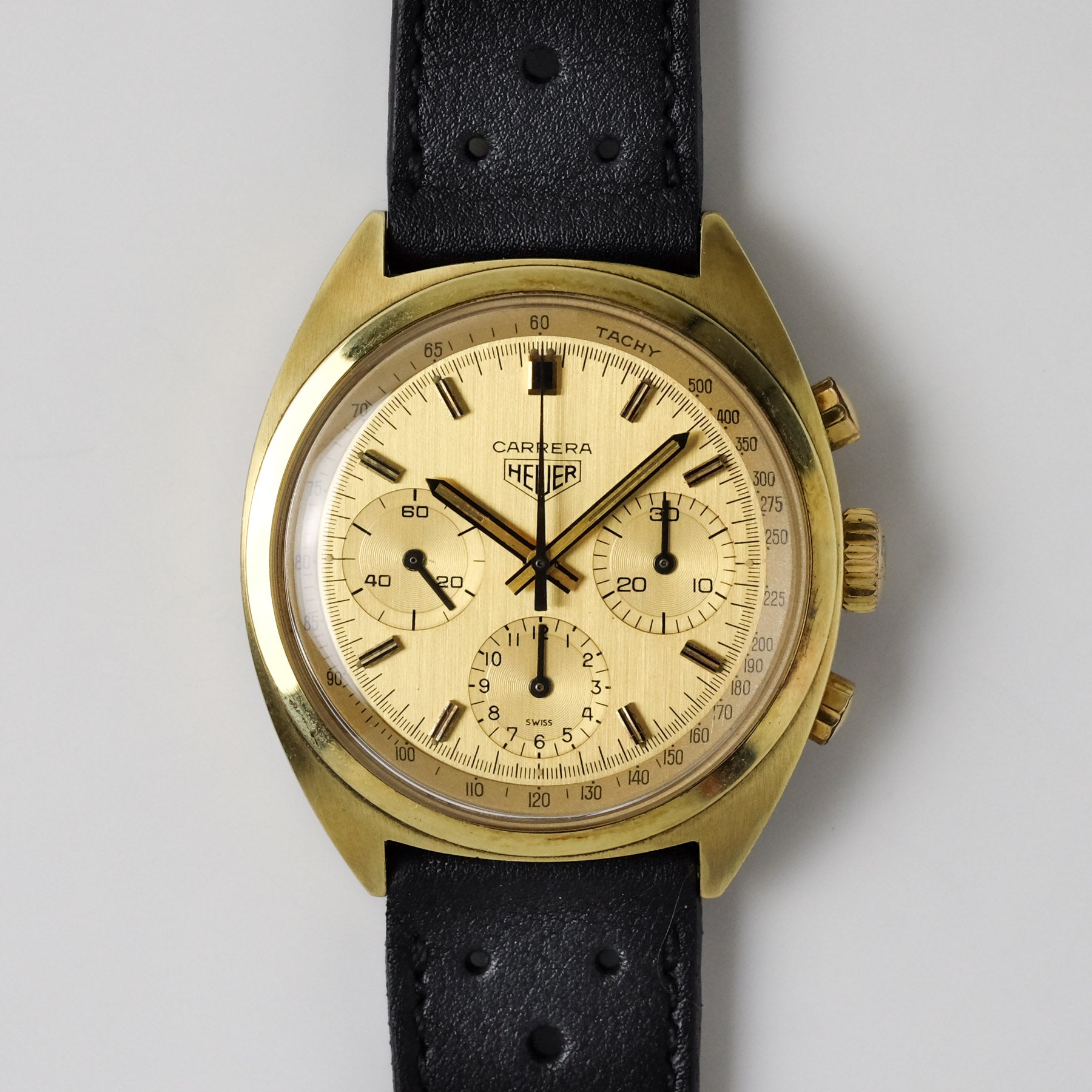 Heuer carrera online gold