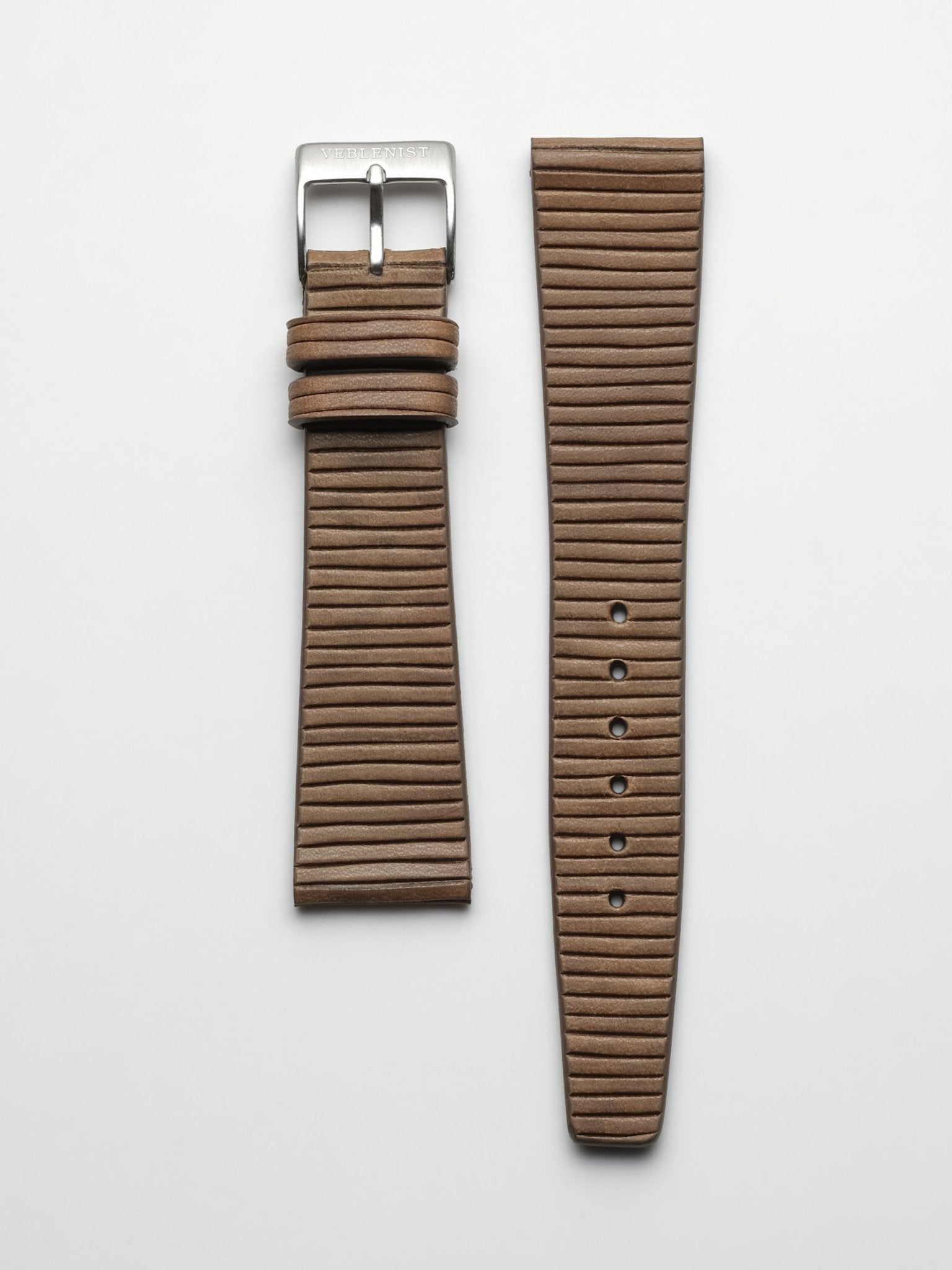Habano Ridged Leather Watch Strap | Veblenist – VEBLENIST