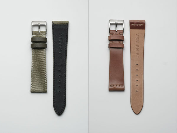 Lined Unlined Watch Straps Lining