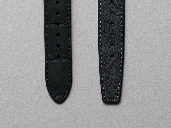 watch strap leather tip shape pointed square