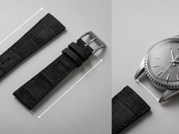 How to measure lug width and strap length