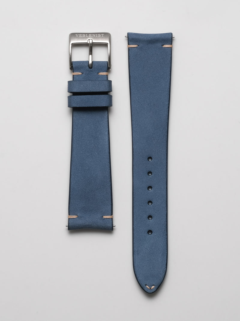Monaco Blue Nubuck for Lesablier