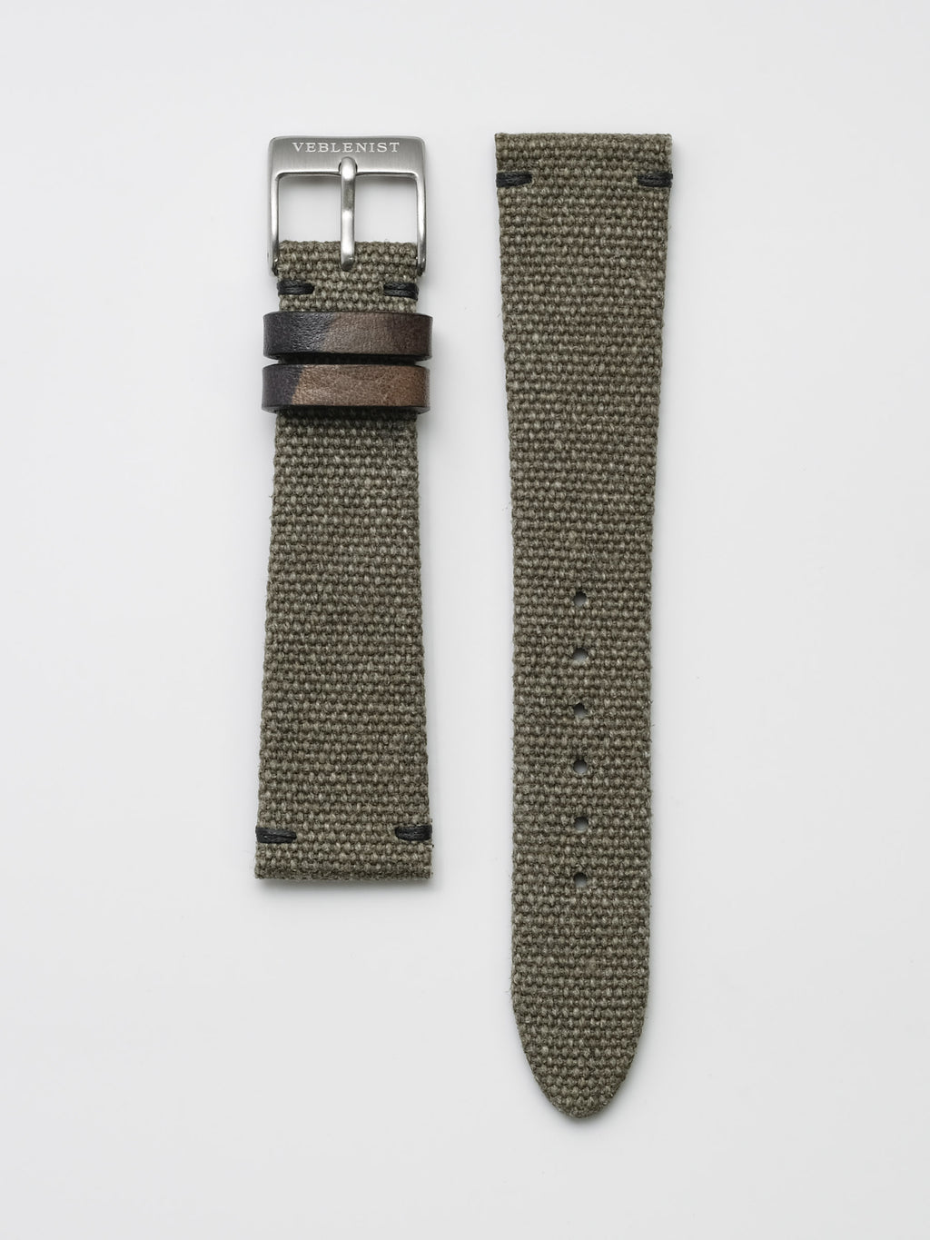 Panzer Green Canvas Watch Strap | Veblenist – VEBLENIST