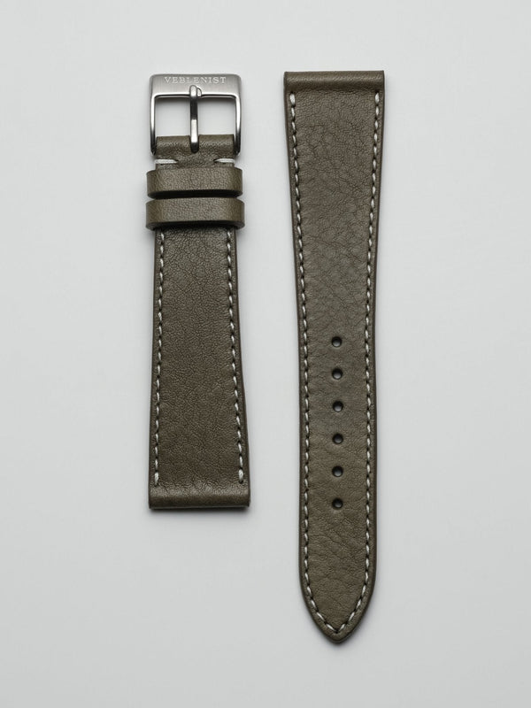 watch strap leather dusk green