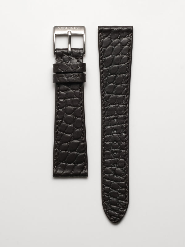 Matte Garnel Alligator Round Pattern