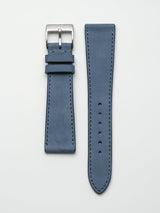 watch strap leather monaco blue nubuck