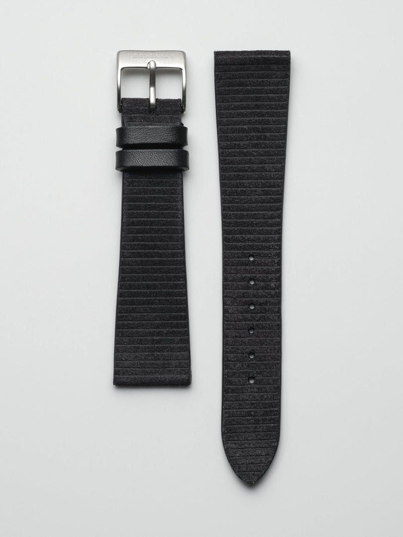 watch strap leather onyx ridge suede