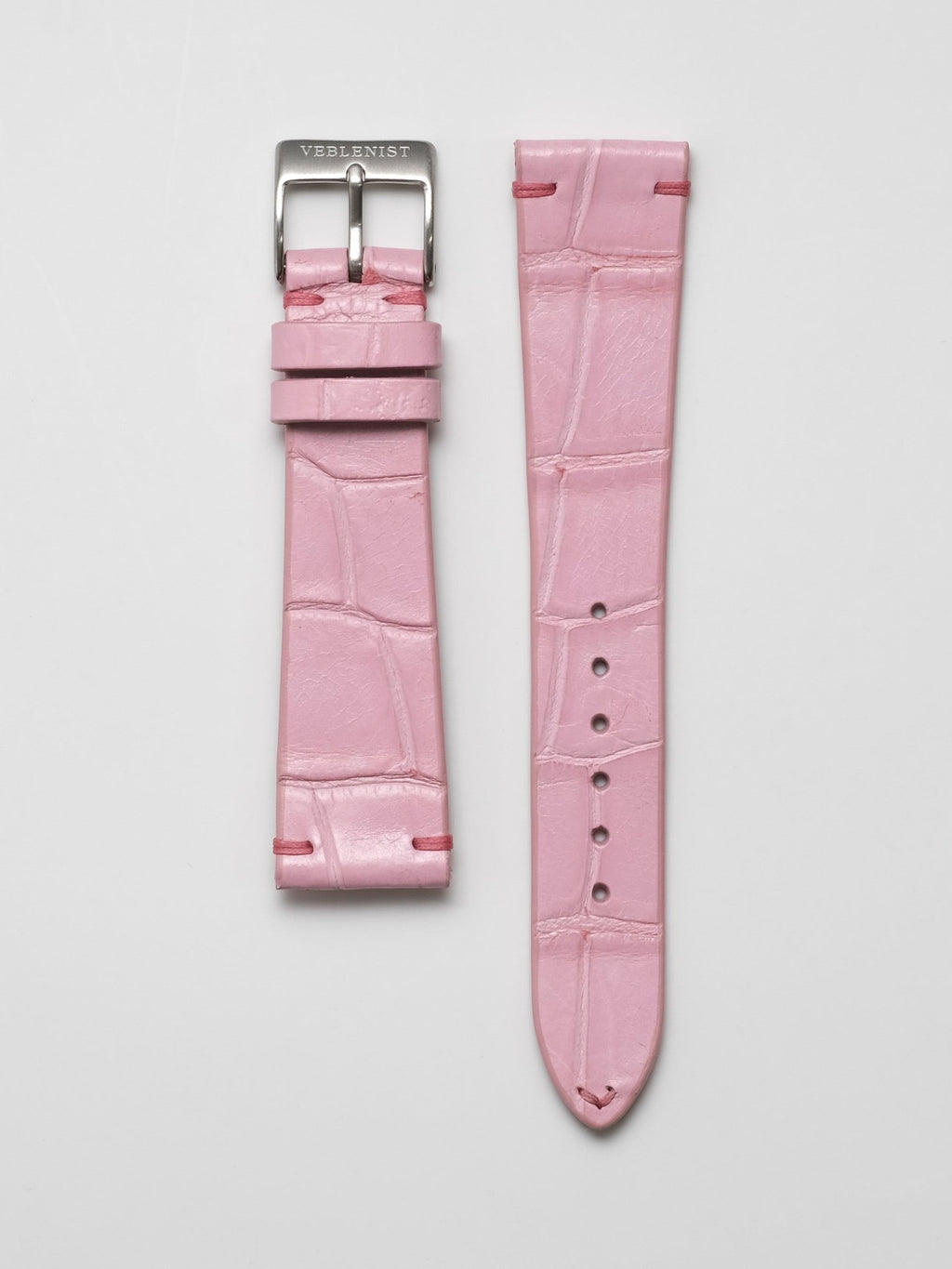 watch-strap-leather-pink-  display picture 1