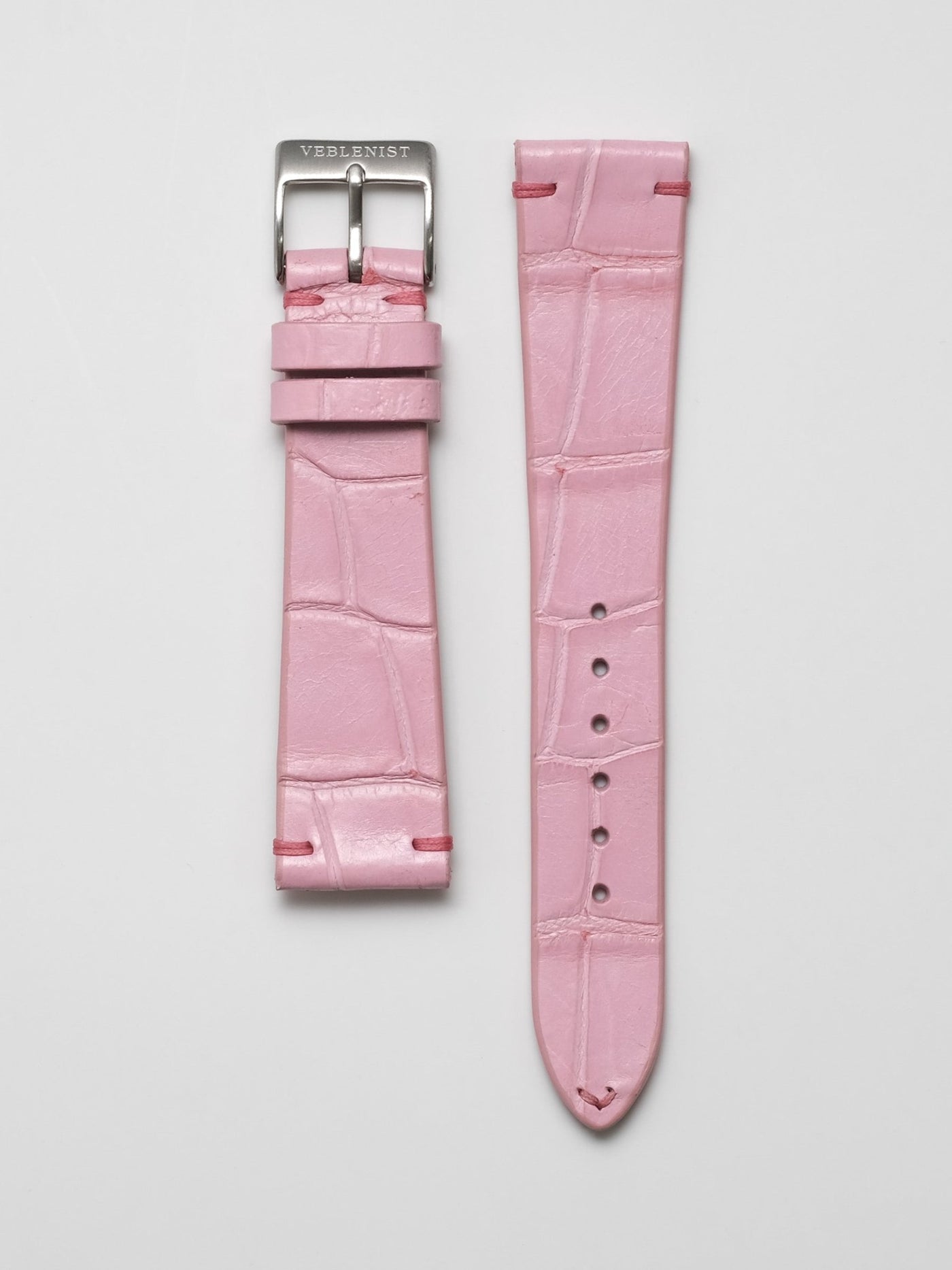 Matte Pink Alligator Leather Watch Strap Veblenist – VEBLENIST