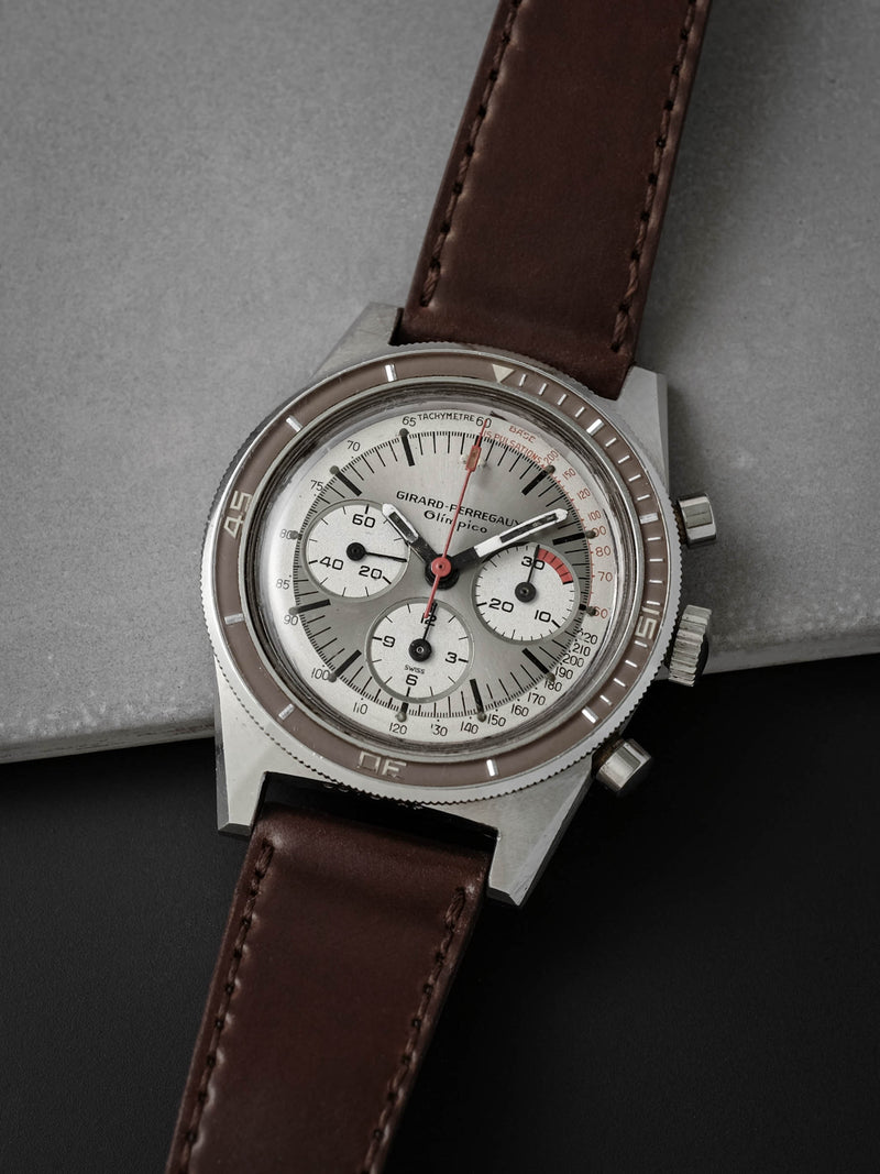 Luxury watch strap in calfskin leather