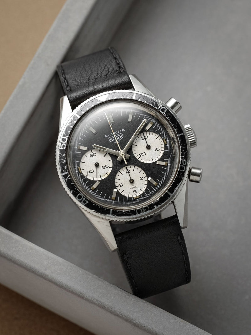 black leather dress watch strap All Black Epsom leather watch strap
