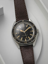 omega seamaster 300 sword hands veblenist watch strap leather caviar