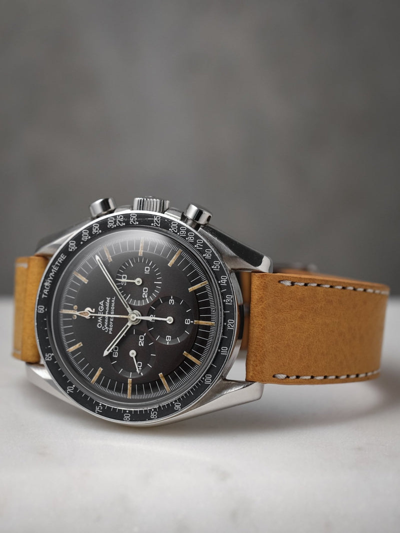 omega speedmaster 105012 veblenist watch strap leather tuscan