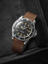 rolex submariner 5513 pumpkin veblenist watch strap leather bristol