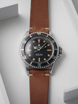 rolex submariner 5513 pumpkin veblenist watch strap leather siena
