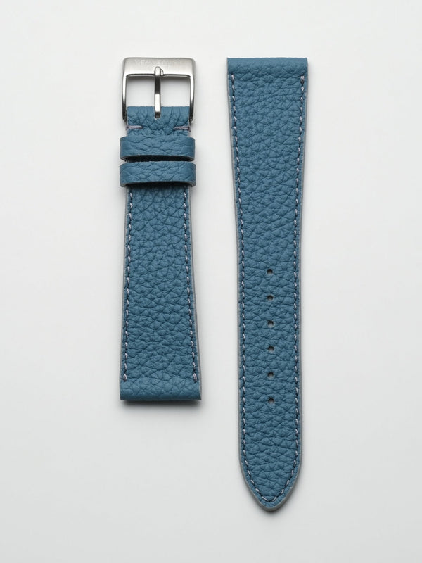 watch strap leather amalfi blue