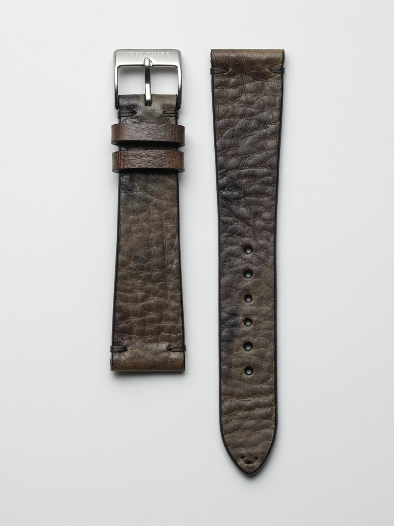 watch strap leather army green