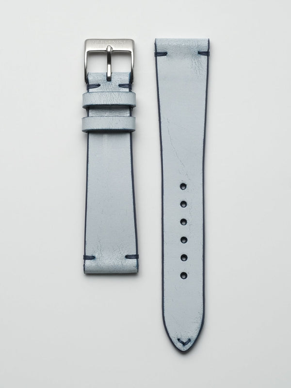 watch strap leather bleu