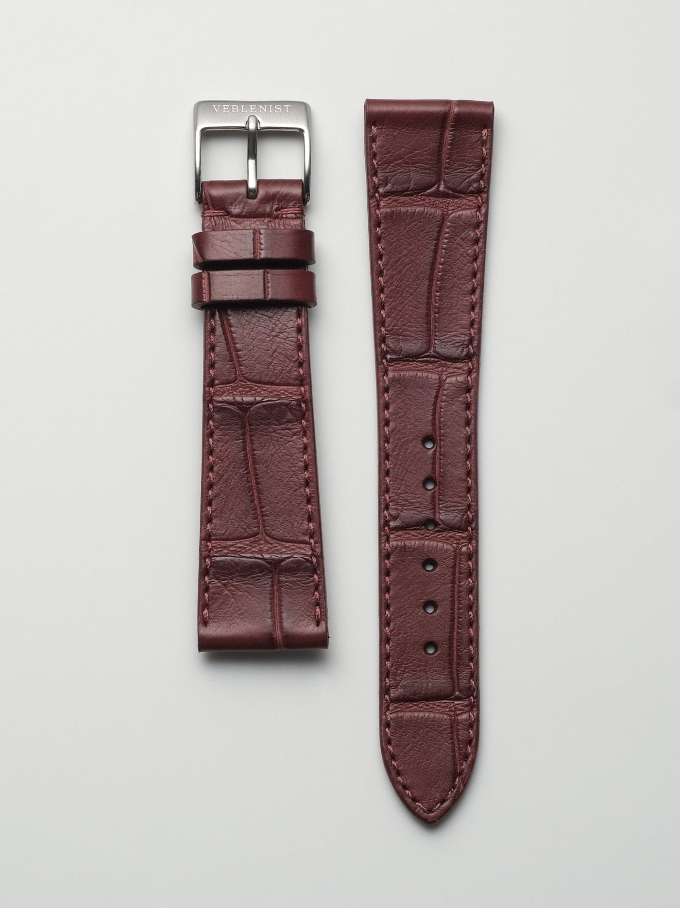 Matte Bordeaux Alligator – VEBLENIST