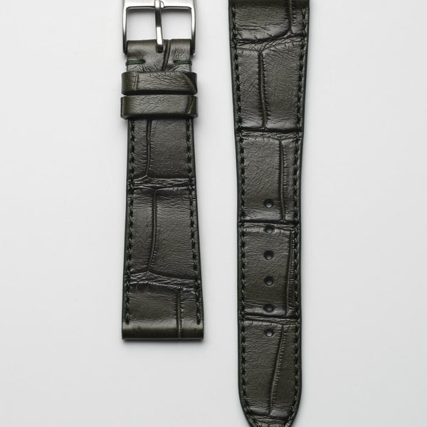 Matte Green Ischia Alligator Signature Strap – Delugs