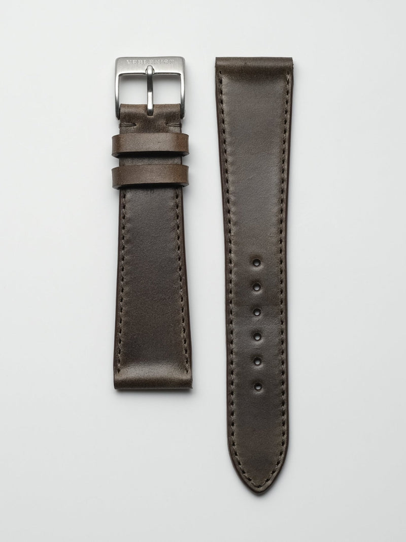 Omega leather watch strap, hand-stitched, handmade in Finland