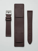 watch strap leather mahogany bund