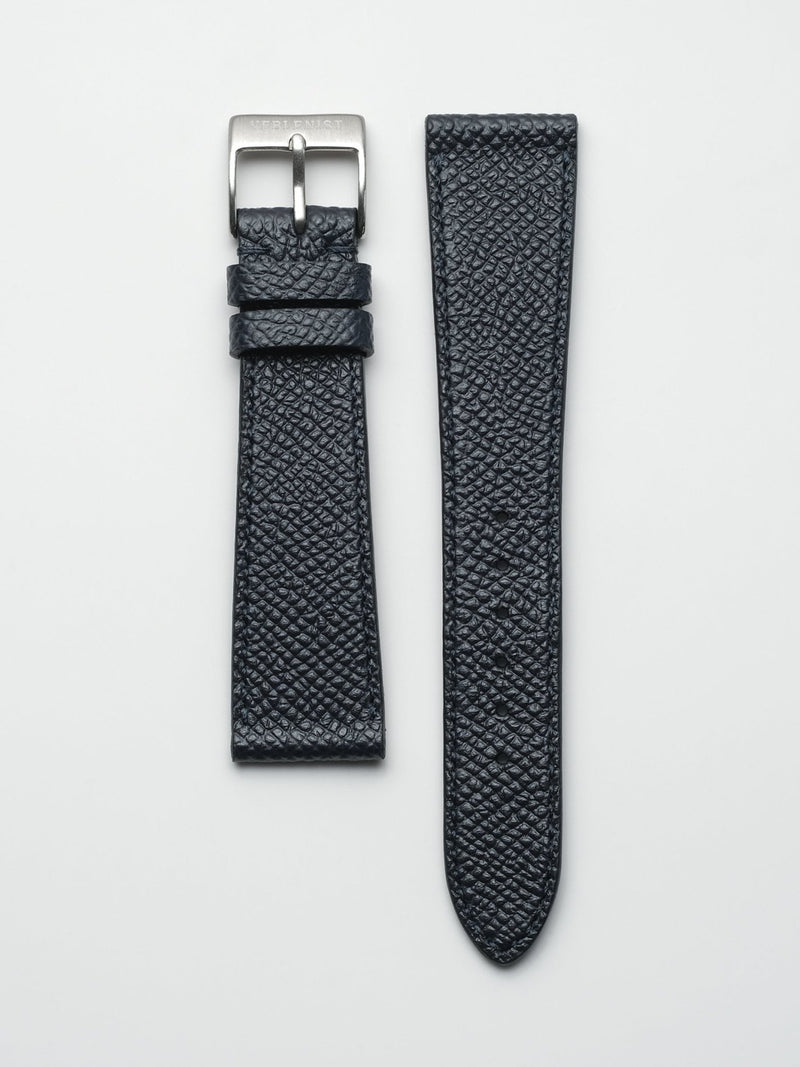 watch strap leather marine textured calfskin