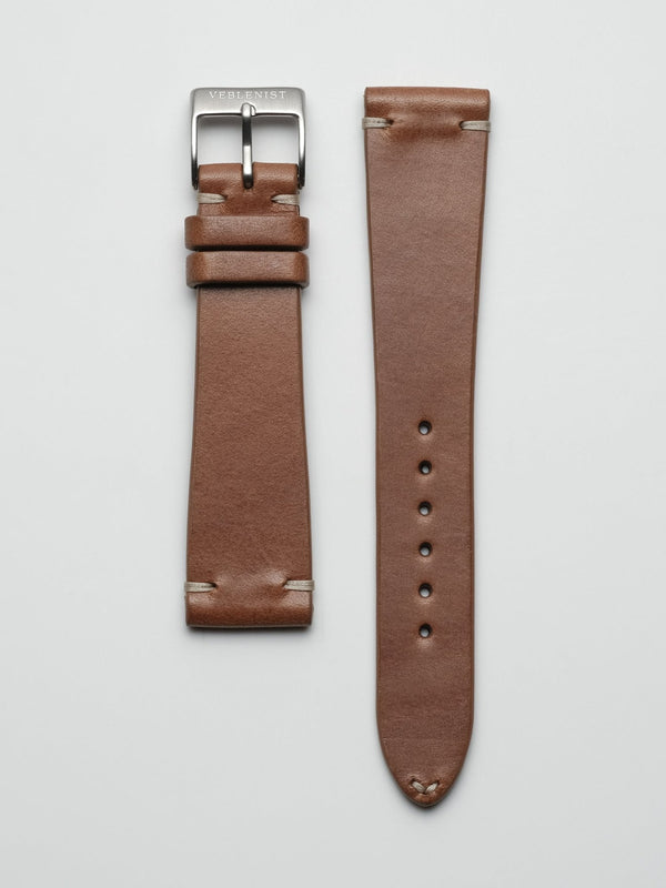 watch strap leather rosso