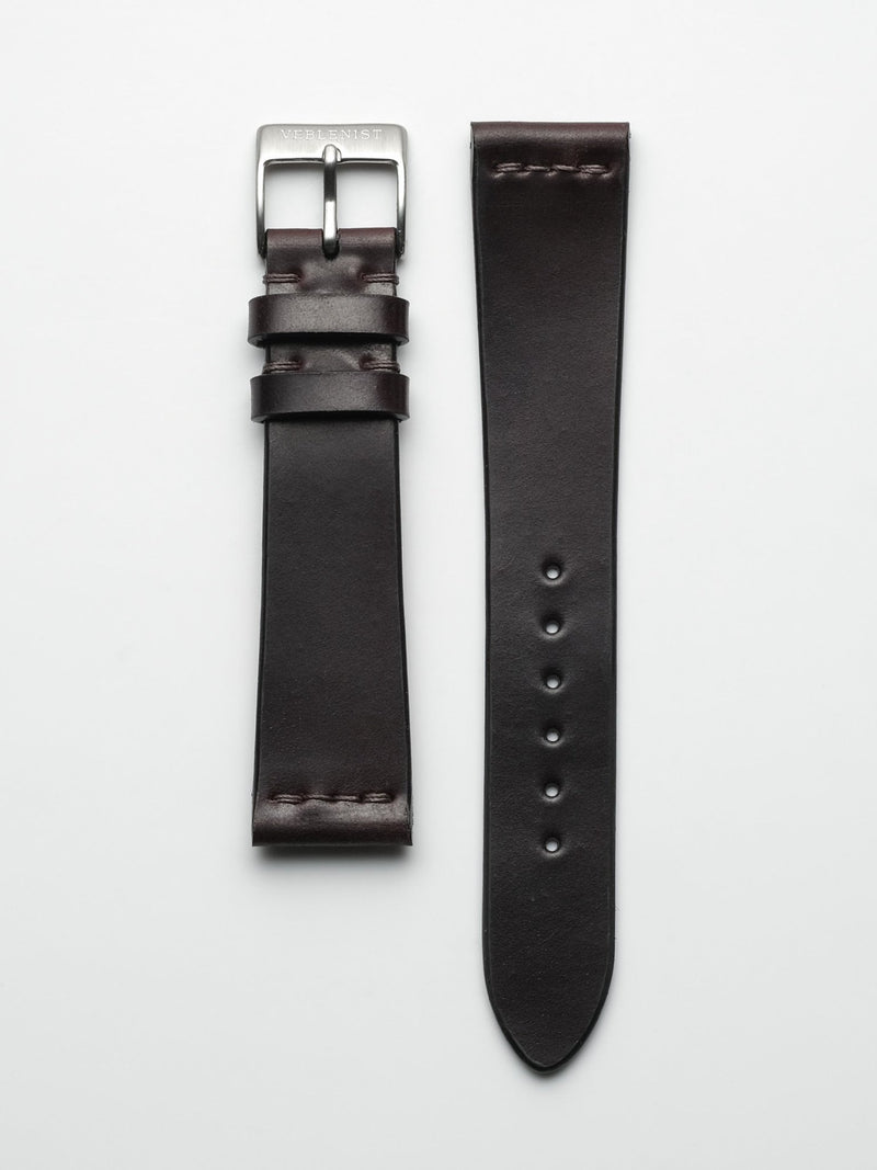watch strap leather unlined color no 8 shell cordovan