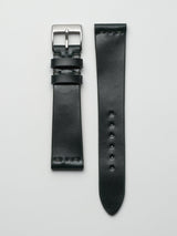 watch strap leather unlined green shell cordovan