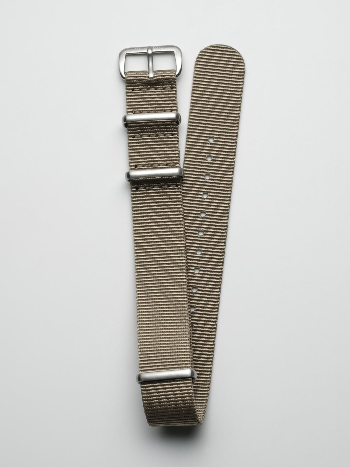 Khaki Nylon Single-Piece Watch Strap – VEBLENIST